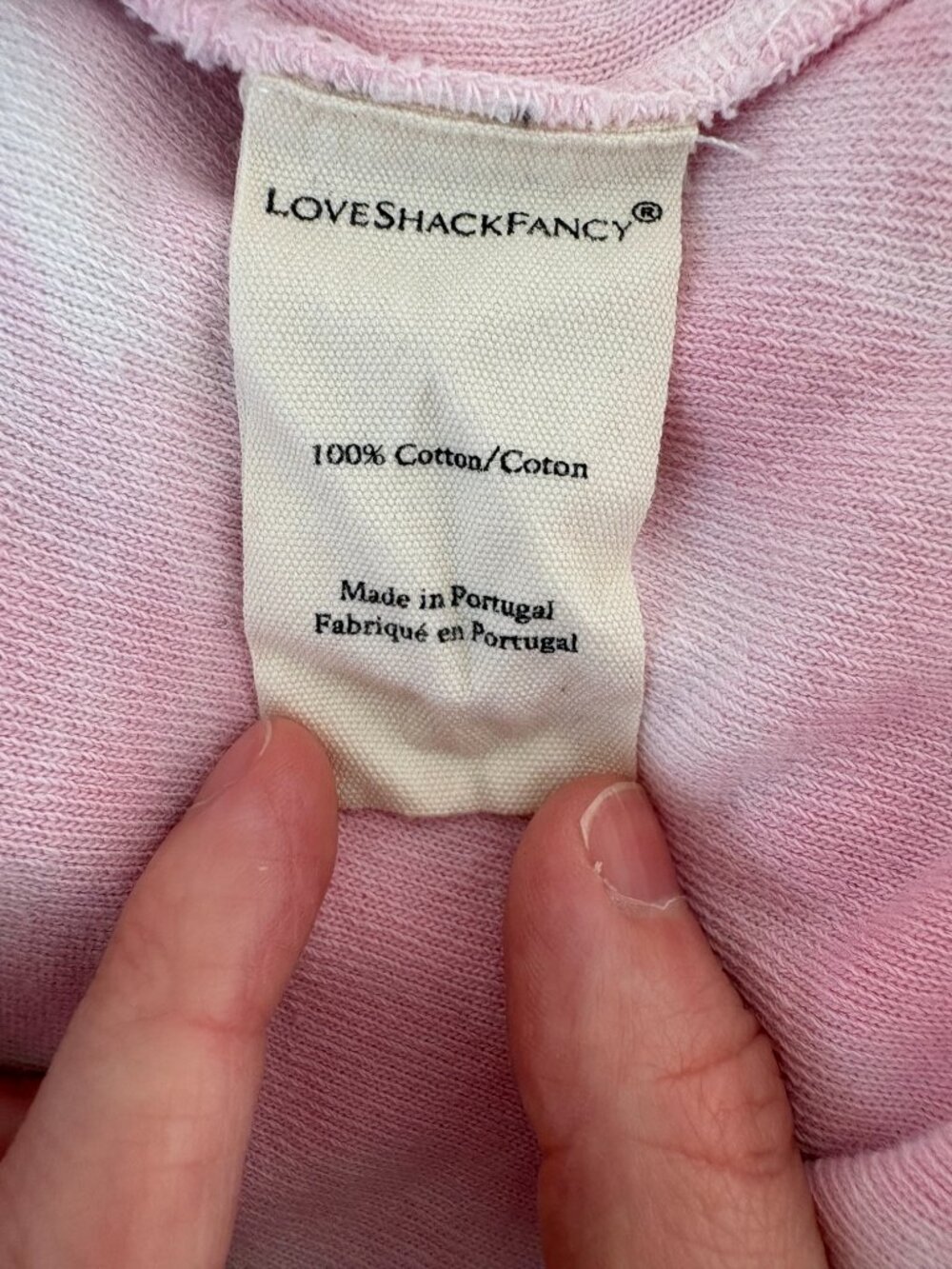 NEW PRICE LoveShackFancy Deshay Terry Cropped Cardigan Size XS - Picture 3 of 3